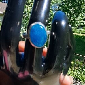 Brazilian Blue Apatite Ring